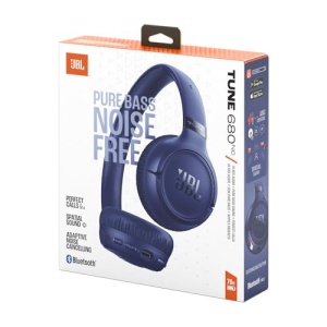 Casti audio on-ear JBL Tune 680 NC, Noise Cancelling, 76 ore autonomie, Albastru - Img 6