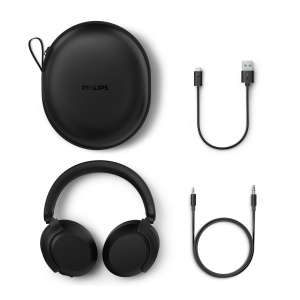 Casti audio Philips TAH8000EBK00, Bluetooth, 70 ore autonomie, Negru - Img 6