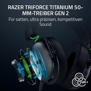 Casti audio Razer BlackShark V3 - Wireless, 50mm, Negru - Img 5