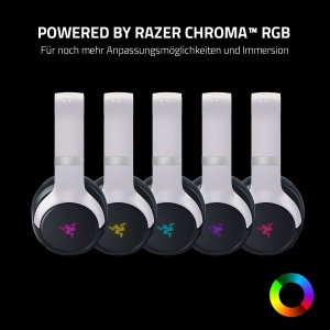 Casti audio Razer Kaira Pro cu haptica HyperSense, 50 mm, negru-alb - Img 7