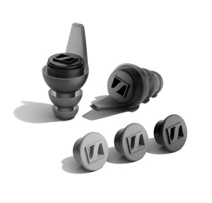 Casti audio Sennheiser SoundProtex Plus cu 4 filtre active, reutilizabile, negre