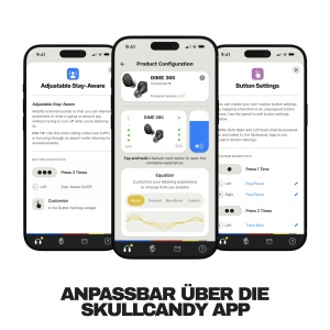 Casti audio Skullcandy Dime 360, Bluetooth, 28 ore autonomie, alb - Img 7