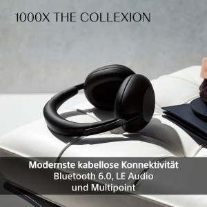Casti audio Sony 1000X THE COLLEXION, Noise Cancelling, Hi-Res Sound, Negru - Img 9