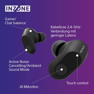 Casti audio Sony INZONE Buds WF-G700N, True Wireless, Noise Cancelling, Negru - Img 6