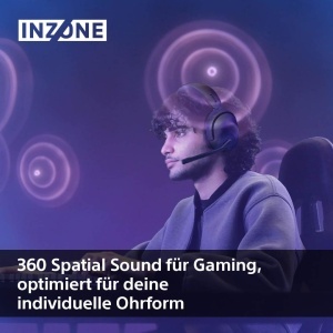 Casti audio Sony INZONE H5, wireless, 28 ore autonomie, negru - Img 3
