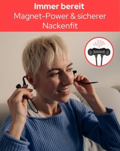 Casti audio Verbatim TruSound ANC cu Bluetooth 5.4, 28 ore autonomie, USB-C - Img 6