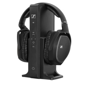 Casti audio wireless Sennheiser RS 175, Bass Boost, Surround Sound, Negru