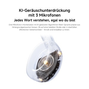 Casti audio Xiaomi Redmi cu Noise Cancelling, 72 ore autonomie, Negru - Img 3