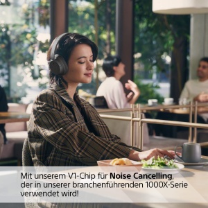 Casti Bluetooth fara fir Sony WH-CH720N cu anulare a zgomotului - Pana la 35 de ore de viata a bateriei si incarcare rapida - Negru - Img 2