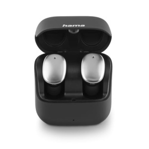 Casti Bluetooth Hama Spirit Pure (casti intraauriculare cu microfon, casti True Wireless cu carcasa de incarcare, IPX5 rezistente la stropire, baterie 25h, casti wireless cu control vocal) negru - Img 14