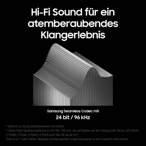 Casti Bluetooth wireless Samsung Galaxy Buds3 Pro, anulare activa a zgomotului (ANC), anulare adaptiva a zgomotului, 360 Audio, casti intraauriculare cu sunet Hi-Fi, argintiu, incl. husa transparenta Anymode - Img 4