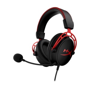 Casti gaming HyperX Cloud Alpha Negru-Rosu Dual Chamber Microfon Detasabil