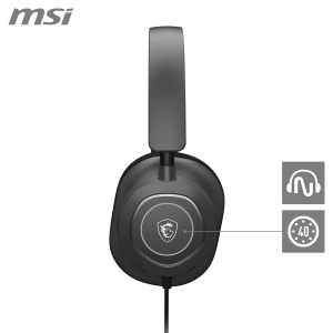 Casti gaming MSI Maestro 300 USB-C Microfon detasabil Design usor - Img 2
