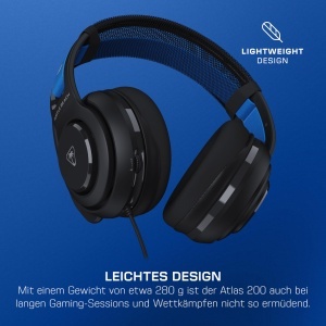 Casti gaming Turtle Beach Atlas 200 PS5PS4 cablu negru sunet premium - Img 5