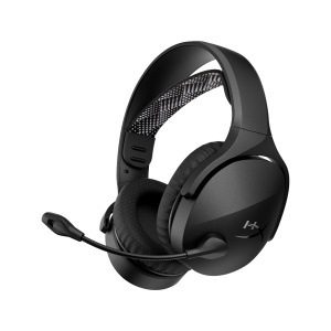 Casti gaming wireless HyperX Cloud Jet, 2.4GHz si Bluetooth, 25 ore autonomie, Negru