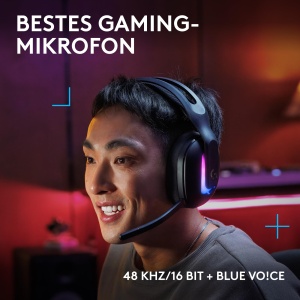 Casti Gaming Wireless Logitech G522 LIGHTSPEED Negru RGB Bluetooth USB-C - Img 3