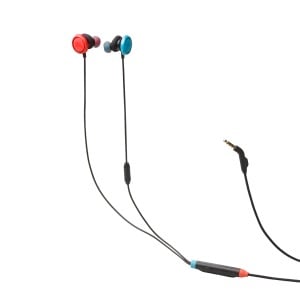 Casti in-ear gaming JBL Quantum 50N sunet QuantumSOUND Signature microfon integrat albastrurosu