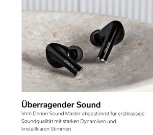 Casti intraauriculare fara fir Denon AH-C830WNC cu Bluetooth si anulare a zgomotului, reglare Soundmaster si durata de viata a bateriei de pana la 24 de ore, negru - Img 4