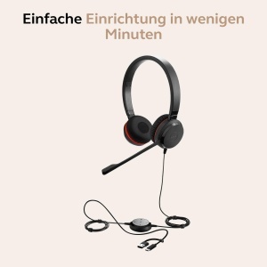 Casti Jabra Evolve 30 II Stereo USB-CA Negru Microfon cu Reducere Zgomot - Img 6