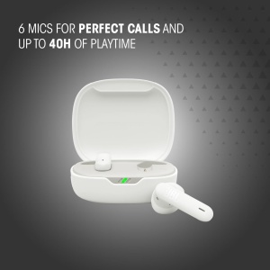 Casti JBL Wave Flex 2 Bluetooth In-Ear 40h Autonomie IP54 Rezistente la Apa si Praf Albastru - Img 2