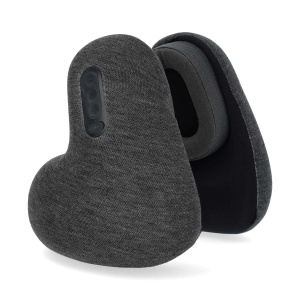 Casti over-ear fara fir Nedis - Timp maxim de redare a bateriei: 11 ore - Microfon incorporat - Apasati Ctrl - Control vocal - Control volum - Husa de calatorie inclusa - Negru - Img 3