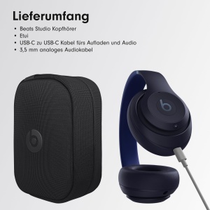 Casti wireless Beats Studio Pro Noise Cancelling Bluetooth Navy autonomie 40h - Img 4