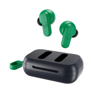 Casti wireless intraauriculare Skullcandy Dime, durata de viata a bateriei de 12 ore, micro, compatibile cu dispozitive iPhone, Android si Bluetooth - albastru inchis/verde - Img 4