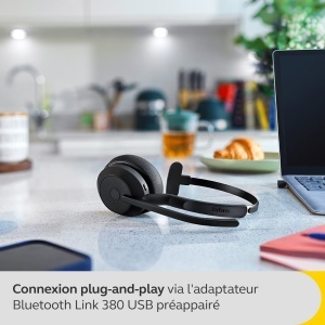 Casti wireless Jabra Evolve2 55 Mono cu ANC si microfon Negru - Img 8