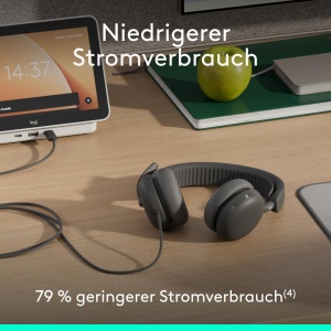 Casti wireless Logitech Zone Wireless 2 ES Bluetooth ANC adaptiv certificat Microsoft Teams Grafit - Img 8