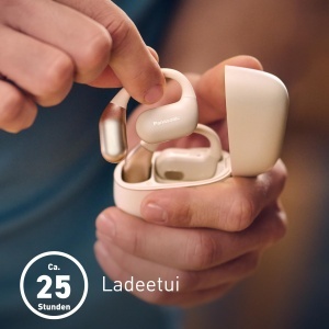 Casti wireless Panasonic RB-F10DE-C Open-Ear Bluetooth 54 ENC IPX4 Beige - Img 3