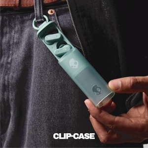 Casti wireless Skullcandy Dime Evo 36 ore autonomie rezistente la apa Preppy Sage - Img 3