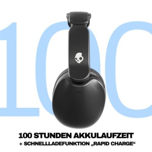 Casti wireless Skullcandy Hesh 360 True Black Bluetooth 100 ore autonomie Design pliabil - Img 2
