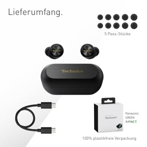 Casti wireless Technics EAH-AZ100E-K cu functie Noise Cancelling Negru - Img 13