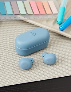 Casti wireless Yamaha TW-E3A Bluetooth IPX5 Albastru Autonomie 24h - Img 9