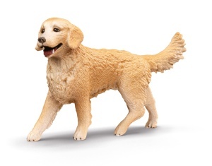 Casuta pentru caini schleich Farm World cu Golden Retriever si pui, 9 piese - Img 8