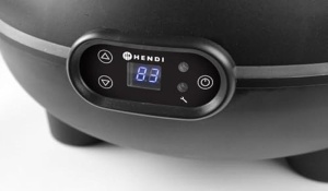 Cazan de supa HENDI 8L, 450W, digital, inox, negru - Img 4