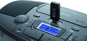 CD-Radio ECG CDR 1000 U Titan cu USB, FM, Control de la Distanta, Gri-Silver - Img 8