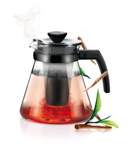 Ceainic Tescoma TEO 1.7 l, cu sistem de infuzare, din sticla borosilicata - Img 3
