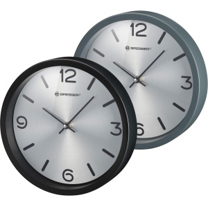 Ceas de perete Bresser MyTime Silver Edition, design elegant, silentios, 25 cm - Img 3