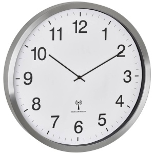 Ceas de perete TFA Dostmann XXL 50 cm, alb, cu cadran mare