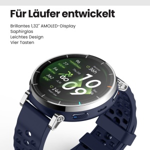 Ceas inteligent Amazfit Active 3 Premium, 45mm, AMOLED, GPS, 12 zile autonomie - Img 2