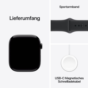 Ceas inteligent Apple Watch Series 11, GPS, 46 mm, aluminiu, negru - Img 6