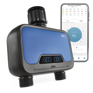 Ceas inteligent EMOS PW56202 cu control prin aplicatie, 2 iesiri, alimentare cu baterii