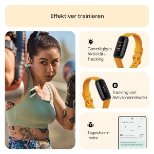 Ceas inteligent Google Fitbit Inspire 3, monitorizare sanatate, 10 zile autonomie, negru - Img 4