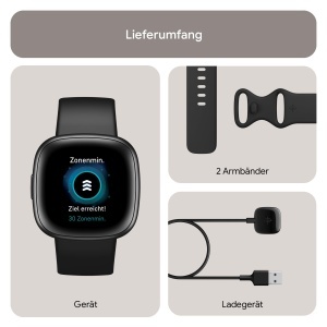 Ceas inteligent Google Fitbit Versa 4, GPS, 6 zile autonomie, compatibil AndroidiOS - Img 7