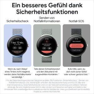 Ceas inteligent Google Pixel Watch 2, negru mat, cu senzor de ritm cardiac si LTE - Img 6