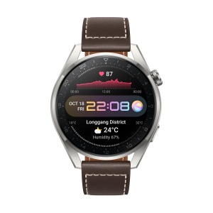 Ceas inteligent Huawei Watch 3 Pro cu bratara din piele, fitness tracker - Img 4
