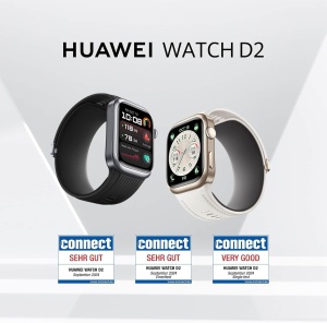 Ceas inteligent HUAWEI Watch D2, 1,82 AMOLED, negru, monitorizare tensiune - Img 2