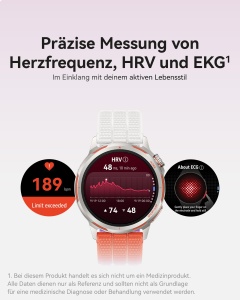 Ceas inteligent HUAWEI Watch GT Runner 2, GPS, 1,32 AMOLED, Negru - Img 5