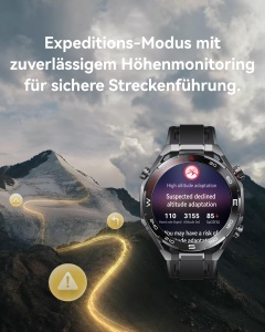 Ceas inteligent HUAWEI Watch Ultimate 2, GPS, 20 ATM, albastru - Img 7